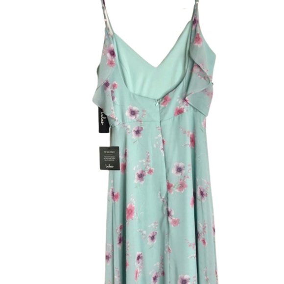 Lulus Take You There Maxi Dress *NEW* - MintGreen/Pink - XS - Picture 8 of 14